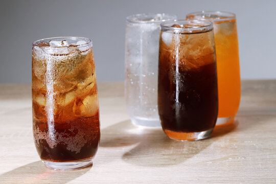 Soft drinks and fruit juice mixed with soda high in sugar have a negative effect on physical health