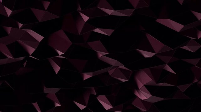 Dark Geometric Abstract Polygonal Background Modern Design Reddish