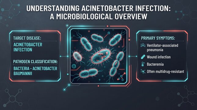 Understanding Acinetobacter Infection: A Microbiological Overview Target Disease: Acinetobacter infection Pathogen Classification: Bacteria, Acinetobacter baumannii