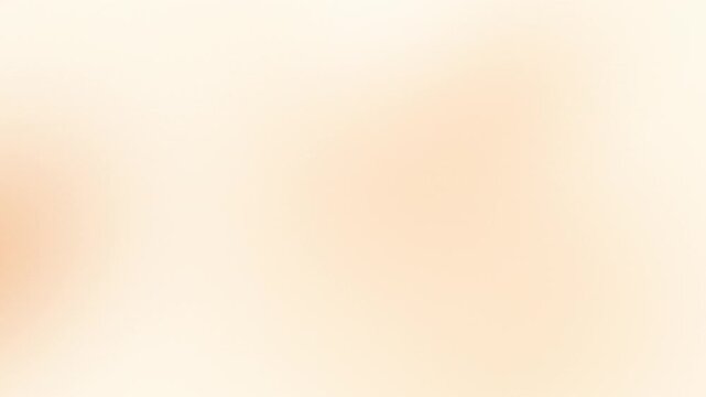 Bright soft apricot and ivory pastel lights drifting on light background, seamless abstract gradient loop for food, baby and warm lifestyle content