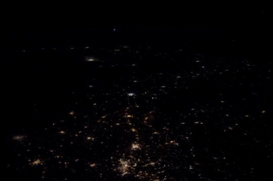 4K ISS Timelapse - Europe City Lights at Night Seen from International Space Station - Real NASA Footage`