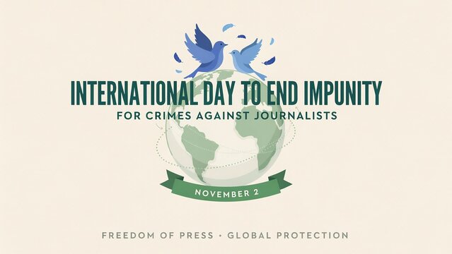 International day to end impunity for journalists poster
