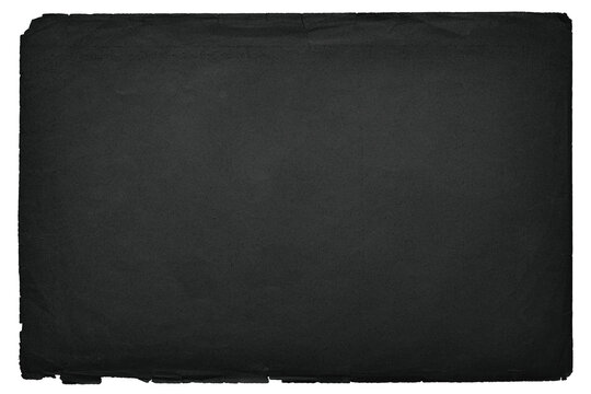 black paper texture with copy space. isolated page background