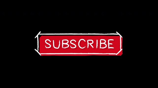 Subscription sign-up banner for a hand-drawn video sharing site
