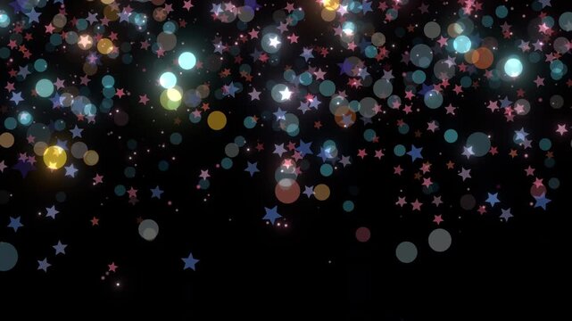 celebration christmas glitter light animation backdrop effect