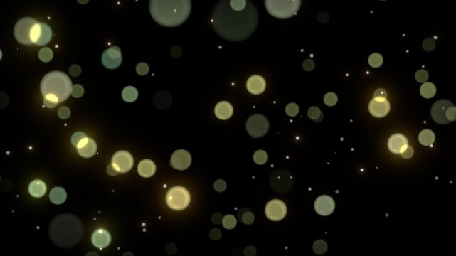 christmas green bokeh color decoration background animation