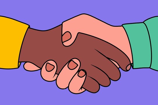 Close up handshake
