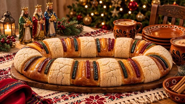 Pan tradicional mexicano de D&iacute;a de Reyes &mdash; Traditional Mexican Three Kings Day bread