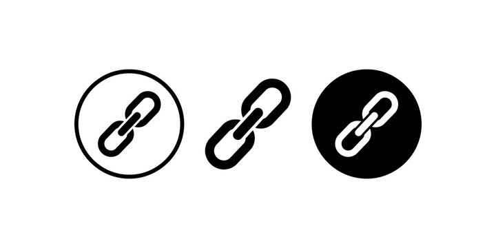 Link chain icons for connection and web address.