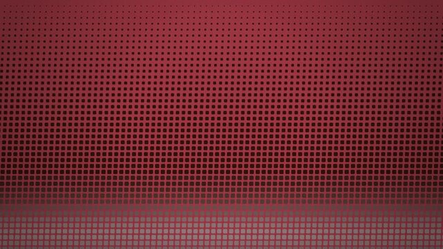 Dark red abstract looping background with repeating dot pattern texture