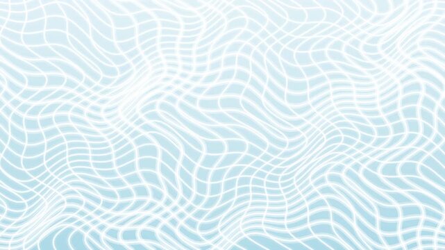 Pool water caustics rippling on pale aqua