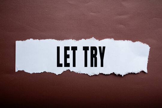 Let Try Concept for Action Effort and New Opportunities