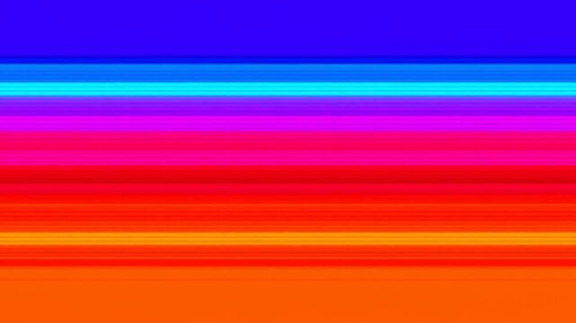 rainbow bands form a vivid abstract gradient with fine scanline texture