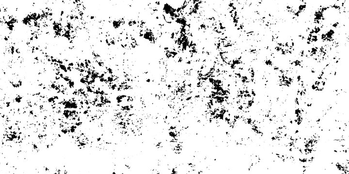 Scratched and Cracked Grunge Urban Background Texture Vector. Dust Overlay Distress Grainy Grungy Effect. Distressed Backdrop Vector Illustration. Isolated Black on White Background. EPS 10.