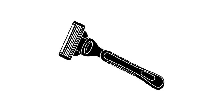 Multi blade razor icon for personal grooming and hygiene products.