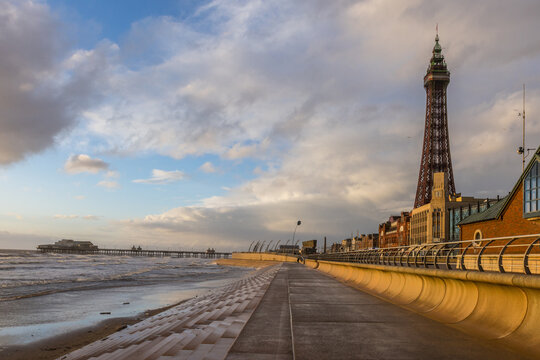 blackpool-tower-north-pier-sunlit-seafront