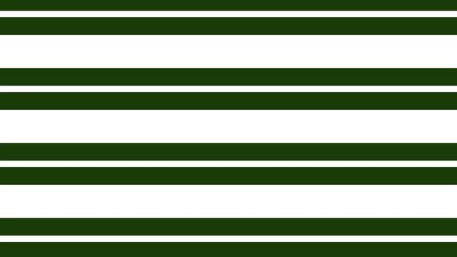 Green and white horizontal stripes pattern