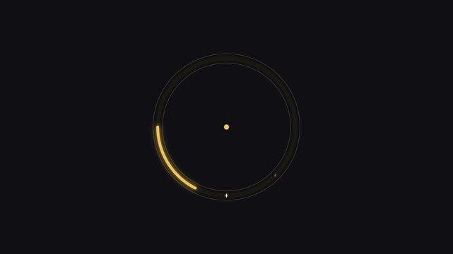 Premium Gold Loading Animation on Dark Graphite Loop