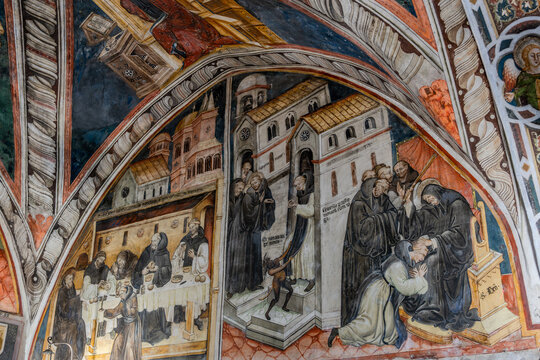 Subiaco. The Monastery of Saint Benedict, or Sanctuary of the Sacred Cave