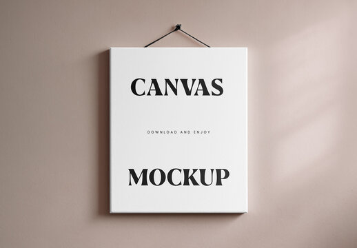 Canvas with String Mockup