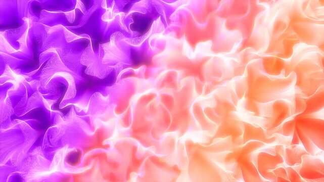 Abstract coral and peach clear waves form a layered digital texture background