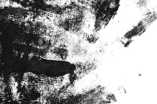 High contrast black and white dynamic urban style background with abstract grunge textures, distressed surfaces, scratched details and bold irregular shapes. Dirty look with harsh monochrome contrast