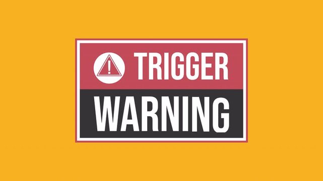 Trigger Warning Banner for Potentially Distressing Content