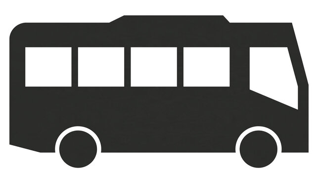 Isolated black bus icon with route number N (842) for public transportation signage