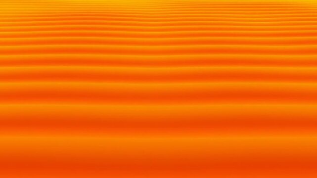 Abstract orange bands form a layered gradient pattern across a plain background