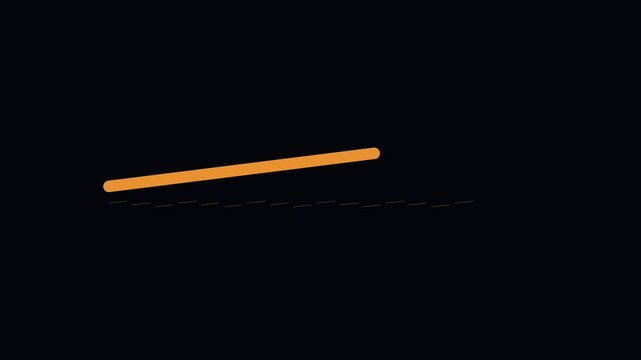 Surlignage orange au feutre dessin&eacute; &agrave; la main