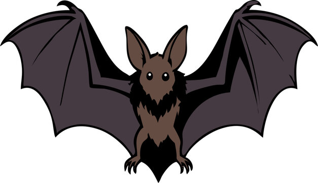 Halloween flying bats silhouette Bats Logo Bat Logo Bat vector illustration