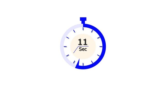 11 min clock icon animation. Clock 11-minute icon neon Digital and analog clock 11 minutes isolated on black background. and creating a stunning video.4k video.