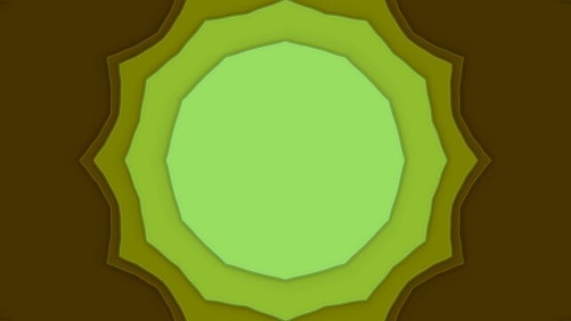 A digital animation showcasing intricate concentric octagonal layers in a symmetrical pattern within a 3D space