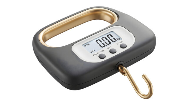Digital Portable Luggage Scale for Travel Suitcase Weighing with Hook and LCD Display.