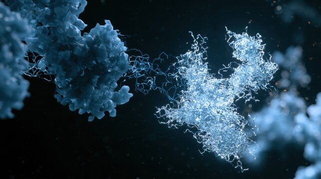 Cas9 protein is shown as a refined molecular structure designed for better accuracy in genetic engineering applications.