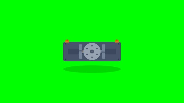 Industrial Pneumatic Rack and Pinion Rotary Actuator with 180 Degree Swing for Robotic Wrist Automation