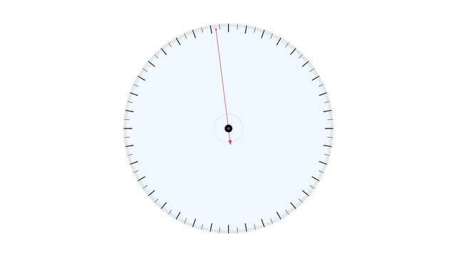 Minimalist Precision Protractor Angle Meter with Rotating Red Hairline Cursor and Acrylic Base