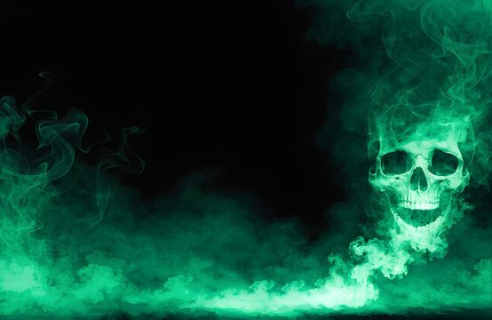 Holiday event halloween banner background concept Halloween background with pumpkins and haunted house - 3D render. Halloween background with Evil Pumpkin. Spooky scary dark Night forrest, Scary
