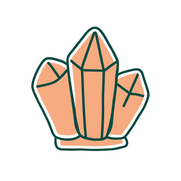 ผลึกคริสตัลสีส้ม,Orange crystals