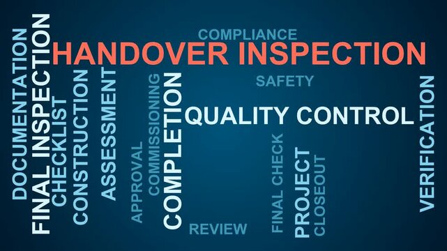 Handover Inspection Word Cloud