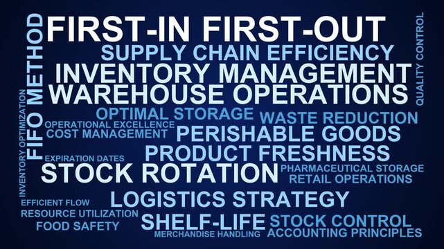 First-In First-Out Word Cloud