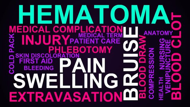 Hematoma Word Cloud