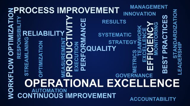 Operational Excellence Word Cloud