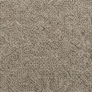 Dense loop pile office carpet with tightly woven greige fibres and faint tonal shading across the surface