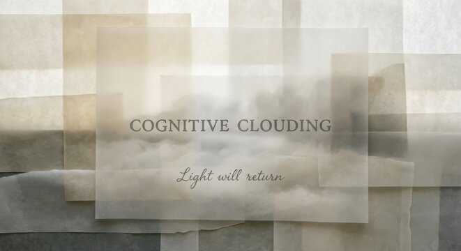 Cognitive Clouding Light will return textured abstract design