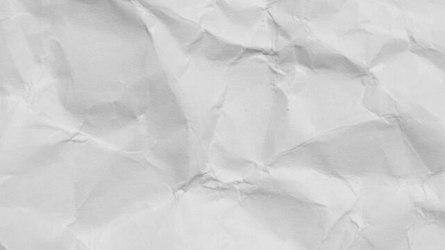 Paper texture background loop, grunge texture background. Crumpled white paper texture pattern stop motion animation, wrapping old paper texture background video Paper, animated paper texture 