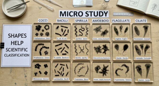 Micro Study: Diverse Microorganism Models for Biological Education