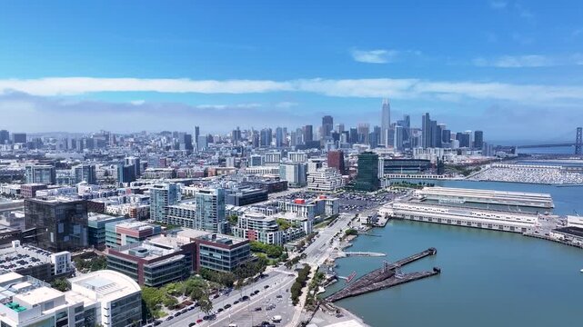 Aerial View Mission Bay San Francisco AI Industry Epicenter