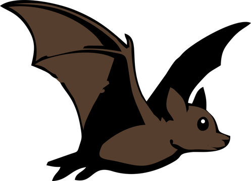 Halloween flying bats silhouette Bats Logo Bat Logo Bat vector illustration