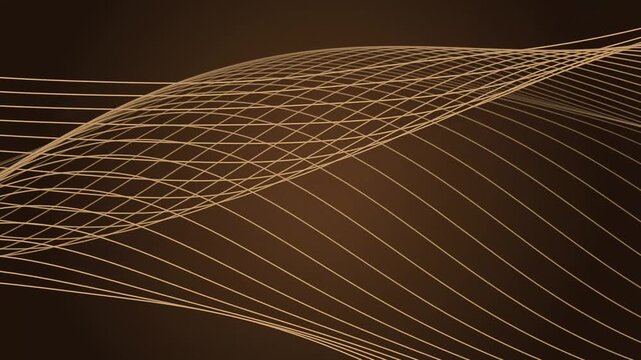Abstract Golden Flowing Woodgrain Fluidity Abstract Loop Seamless L...